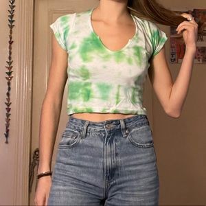Tie dyed brandy tee